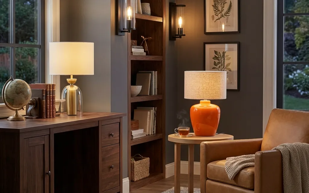 Cozy Study Room Lighting Collection